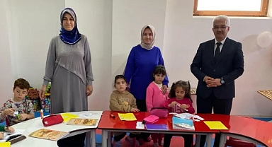 Depremde hayatını kaybeden oğlu için Kur'an Kursu sınıfına destek verdi