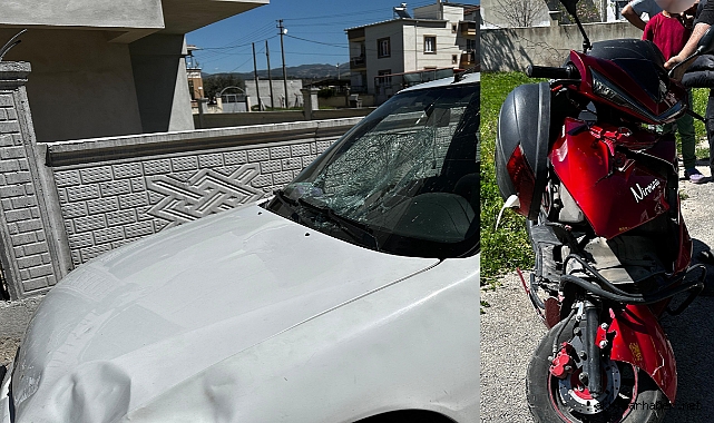 Hacıishak Mahallesinde Trafik Kazası: Motosiklet Sürücüsü Yaralandı