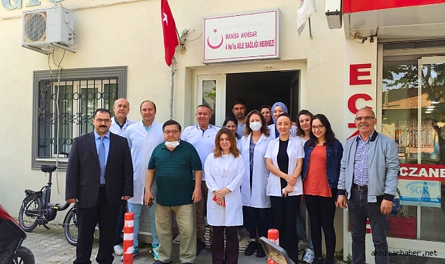 İlçe Sağlık Müdürü Dr. Coşan'dan Aile Sağlığı Merkezi Ziyaretleri