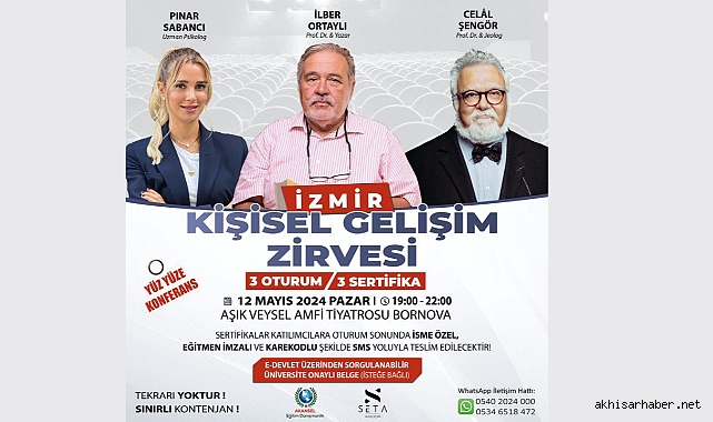 İzmir'de Kişisel Gelişim Zirvesi İçin Geri Sayım Başladı!