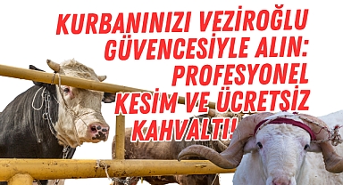 Kurbanınızı Veziroğlu Güvencesiyle Alın: Profesyonel Kesim ve Ücretsiz Kahvaltı!