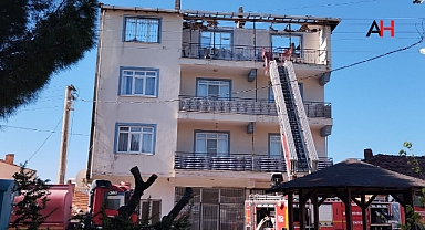 Zeytinliova Mahallesi’nde Yangın Paniği