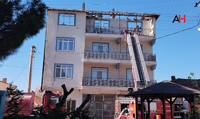 Zeytinliova Mahallesi’nde Yangın Paniği