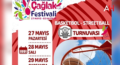 565. Akhisar Çağlak Festivali'nde Basketbol Turnuvası Heyecanı