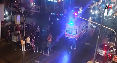 Akhisar'da otomobil ile motosiklet çarpıştı 1 kişi yaralandı