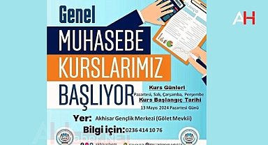 Akhisar Gençlik Merkezi'nde Muhasebe Kursları Başlıyor!