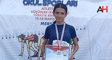 Akhisar'ın Altın Kızı Nida Deniz Karataş'tan Büyük Başarı