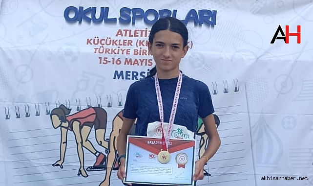 Akhisar'ın Altın Kızı Nida Deniz Karataş'tan Büyük Başarı