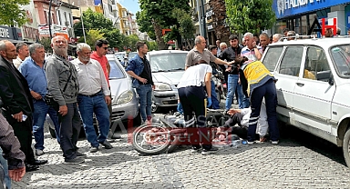 Akhisar Tahir Ün Caddesinde Motosiklet Kazası: Bir Yaralı