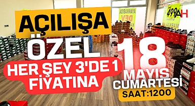 İstanbul Gümrük Pazarında açılışa özel tüm fiyatları 3'te 1 fiyatına