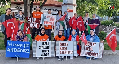 Manisa KADEM'den Filistin'e Destek Oturma Eylemi