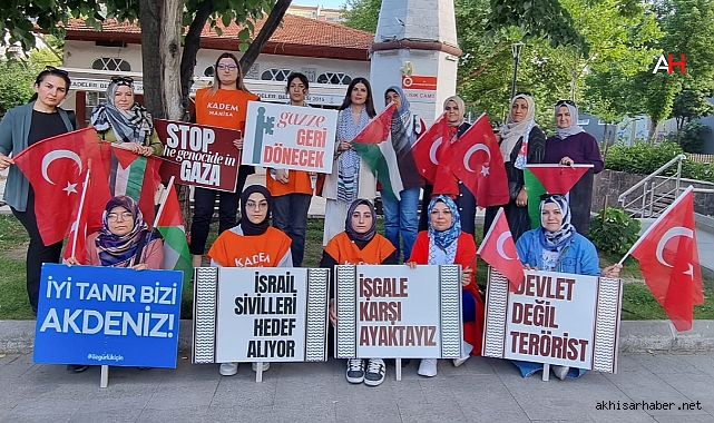 Manisa KADEM'den Filistin'e Destek Oturma Eylemi