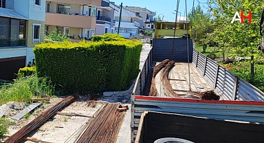 Manisa ve ilçelerindeki inşaatlardan demir çalan hırsızlar yakalandı