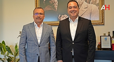 Uğur Aydemir'den Akhisar Belediye Başkanı Besim Dutlulu'ya Ziyaret