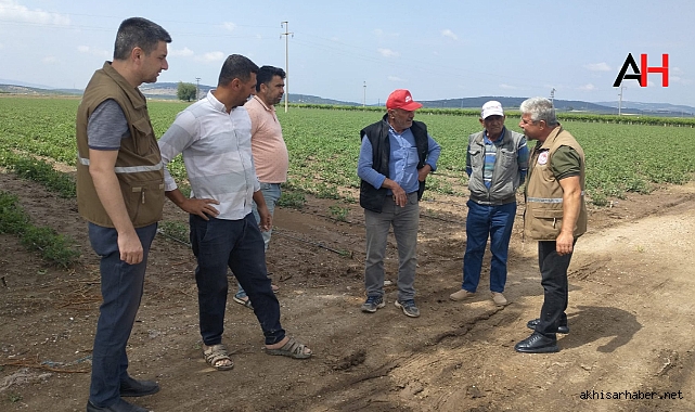 Zarar Gören Tarım Ürünleri İçin Tespit Çalışmaları Yapılıyor