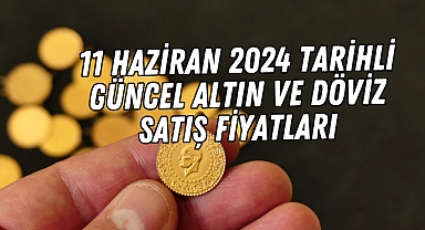 11 Haziran 2024 tarihli Güncel Altın ve Döviz Satış Fiyatları