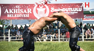 565. Akhisar Çağlak Yağlı Güreşleri Coşkuyla Gerçekleştirildi