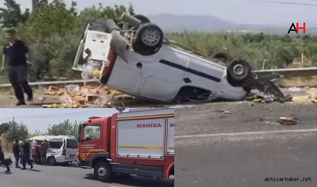 Ahmetli ve Turgutlu Arasında Trafik Kazası: 1 Ölü, 3 Yaralı