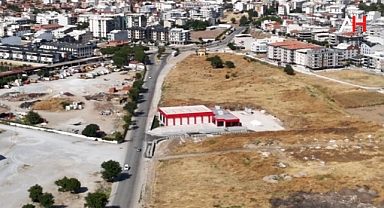 Akhisar'a Yeni İtfaiye Amirliği Binası Tamamlanıyor