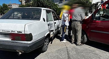 Akhisar'da İki Otomobilin Karıştığı Kazada Bir Kişi Yaralandı