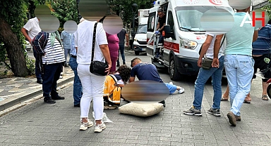 Akhisar'da Motosiklet ve Yaya Çarpışması: 1 Yaralı