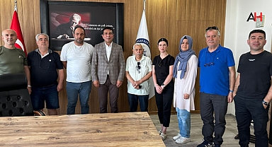 Akhisarlı Basın Mensuplarından Yeni Emniyet Müdürü Turgut Coşkun'a Ziyaret