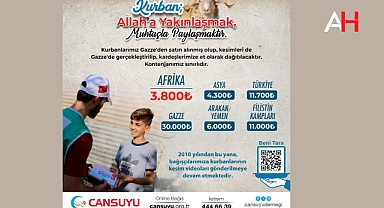Cansuyu Derneği'nden Kurban Kampanyası