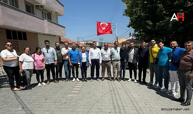 CHP Akhisar İlçe Başkanlığı Köy Hayırlarına Katılmaya Devam Ediyor