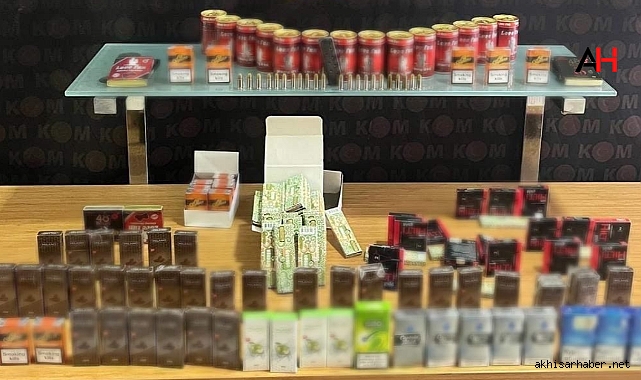 Manisa’da kaçak sigara operasyonu