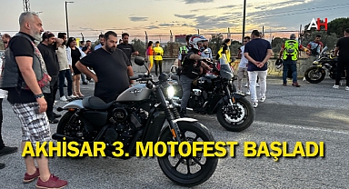 3. Akhisar Motofest Başladı