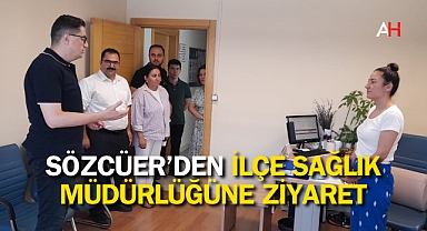 Ak Parti İlçe Başkanı İsmail Ahmet Sözcüer’den Akhisar İlçe Sağlık Müdürlüğü’ne Ziyaret