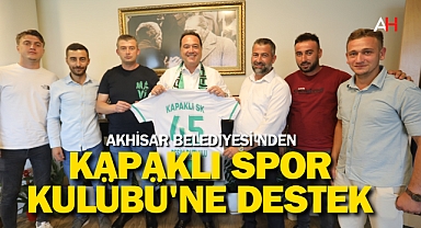 Akhisar Belediyesi'nden Kapaklı Spor Kulübü'ne Destek