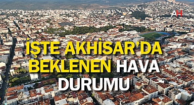 Akhisar'da 5 Günlük Hava Durumu Tahmini