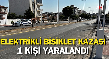 Akhisar'da Elektrikli Bisiklet Kazası: Bir Kişi Yaralandı