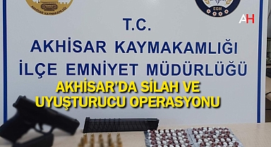 Akhisar'da Silah ve Uyuşturucu Operasyonu: 27 Yıl Hapis Cezasıyla Aranan Kişi Yakalandı