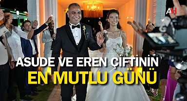 Asude ve Eren Çiftinin en mutlu günü