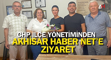CHP İlçe Yönetiminden Akhisar Haber NET'e Ziyaret