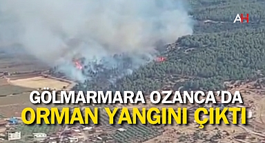 Gölmarmara Ozanca’da Orman Yangınına Hızlı Müdahale