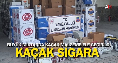 Kırkağaç'ta Kaçak Sigara Operasyonu: Büyük Miktarda Kaçak Malzeme Ele Geçirildi