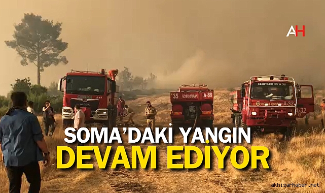 Manisa Valiliği'nden Yangın Açıklaması: Deniş Mahallesi'nde Yangına Müdahale Sürüyor