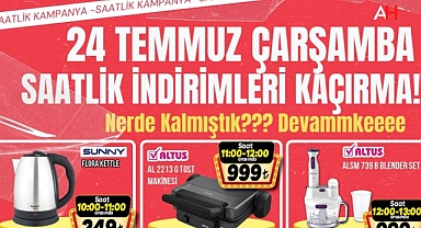Öz Darende'den 24 Temmuz'da Dev İndirim Fırsatları!