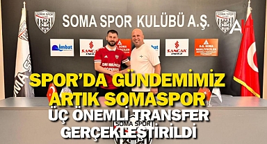 Soma Spor Kadrosunu Güçlendiriyor: Üç Önemli Transfer Gerçekleştirildi