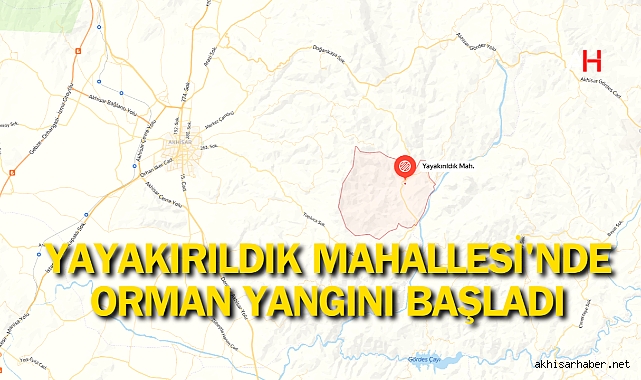 Yayakırıldık Mahallesi'nde Orman Yangını Başladı