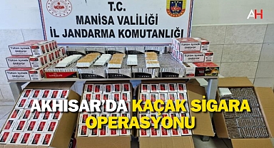 Akhisar'da Kaçak Sigara Operasyonu