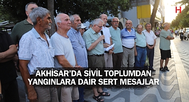 Akhisar'da Sivil Toplumdan Yangınlara Dair Sert Mesajlar