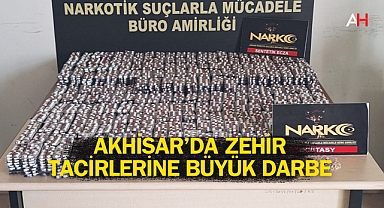 Akhisar'da Uyuşturucu Operasyonu: 31.000'den Fazla Sentetik Ecza Ele Geçirildi