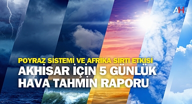 Akhisar İçin 5 Günlük Hava Tahmin Raporu