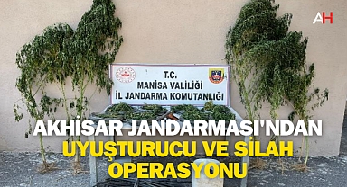 Akhisar Jandarması'ndan Uyuşturucu ve Silah Operasyonu