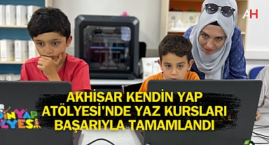 Akhisar Kendin Yap Atölyesi'nde Yaz Kursları Başarıyla Tamamlandı