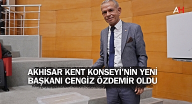 Akhisar Kent Konseyi'nin Yeni Başkanı Cengiz Özdemir Oldu